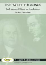 Five English Folk Songs Concert Band sheet music cover
